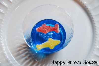 Shark-Infested Water Jello Treat