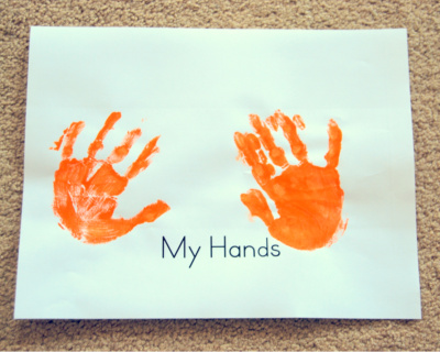 my hands (sight word book)