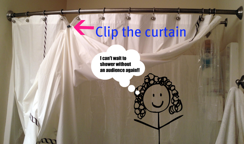 behind the shower curtain home alone