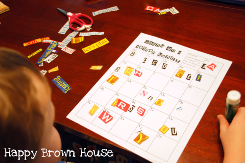 Letter Hunt Activity