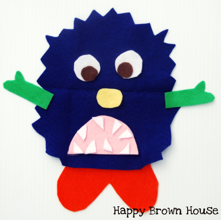 Roll-a-Monster Game from Happy Brown House