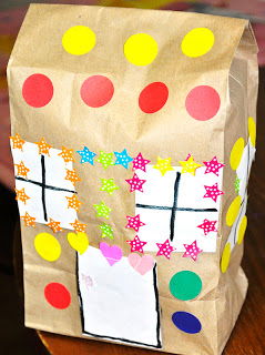 Paper Bag Gingerbread House