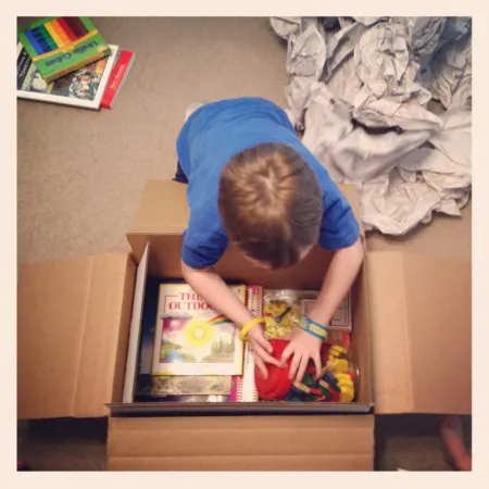 Opening the box of homeschool curriculum
