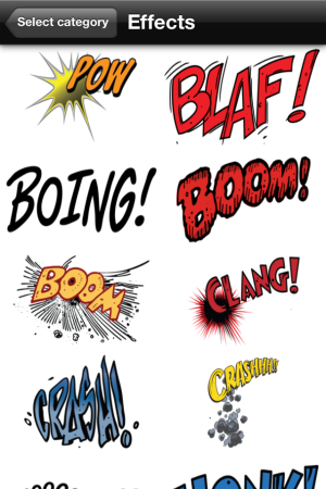 comic strip words