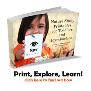 Nature Study Printables for Preschoolers