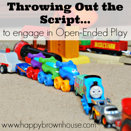 Throwing out the script to engage in open-ended play