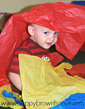 tissue paper play
