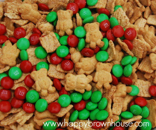 Teddy Bear Trail Mix closeup - Happy Brown House