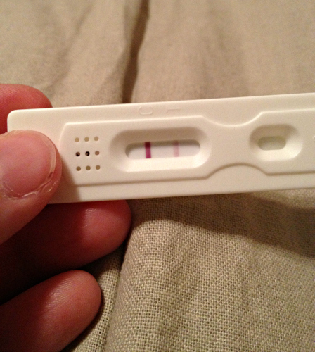 positive pregnancy test