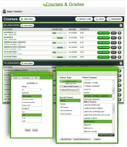 Applecore | Grade Recording for Homeschool