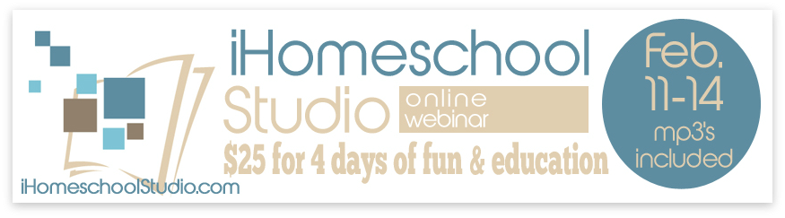 iHomeschool Studio | an online webinar with 4 days worth of popular homeschool speakers