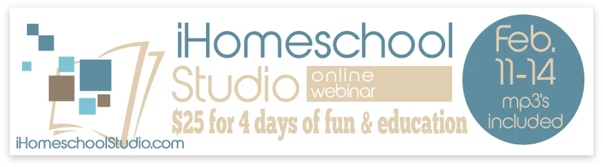 iHomeschool Studio | an online webinar with 4 days worth of popular homeschool speakers