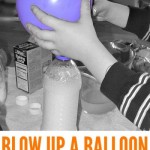 blow up a balloon with chemistry