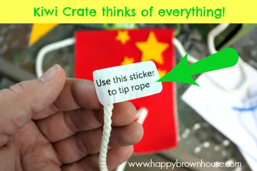 Kiwi Crate thinks of everything!
