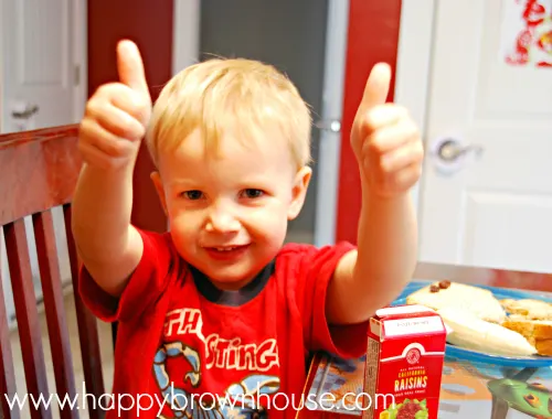 Two thumbs up for a viking snack