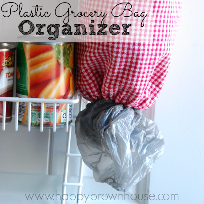 DIY Plastic Bag Holder - How to Store Plastic Bags