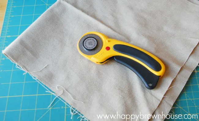 Use scrap fabric to make a DIY Door Draft Stopper