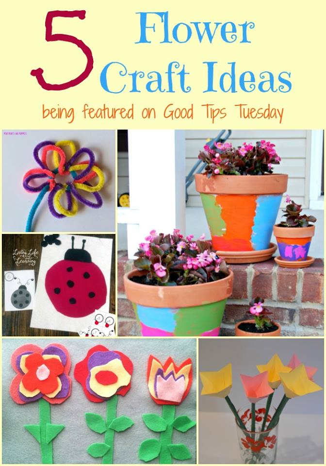 5 Flower Craft Ideas