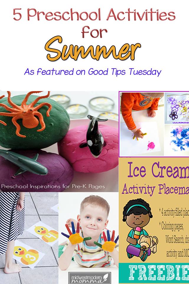 5 Preschool Activities for Summer