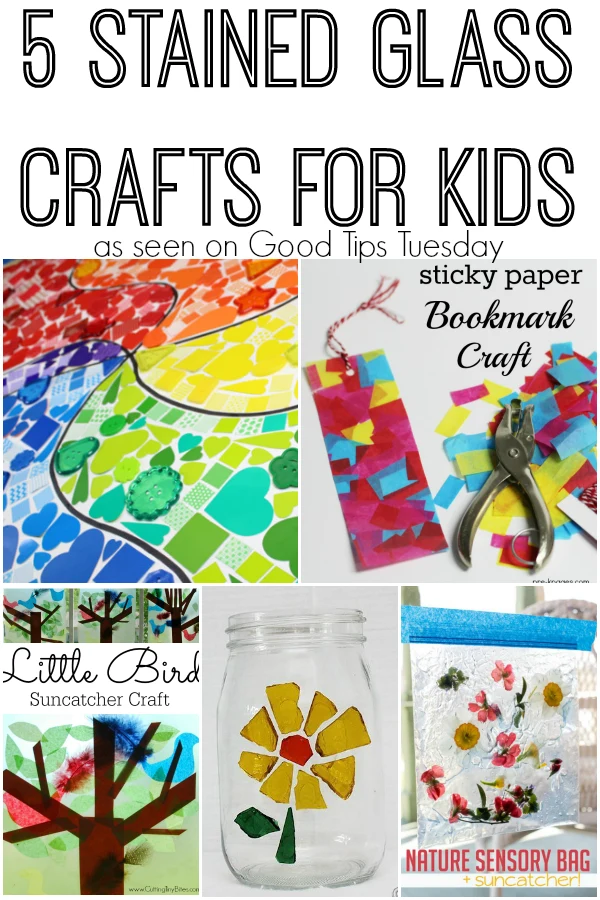 Stained Glass Bookmarks, Kids' Crafts