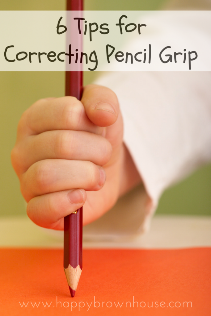6 Tips for Correcting Pencil Grip with helpful how-to videos