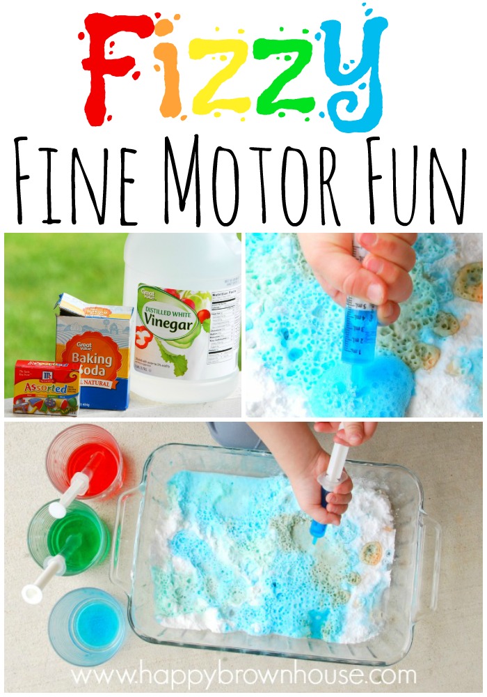 Fizzy Fine Motor Fun for Preschoolers
