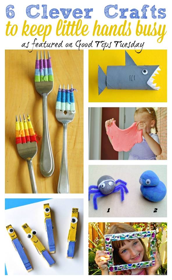 6 Clever Crafts to Keep Little Hands Busy