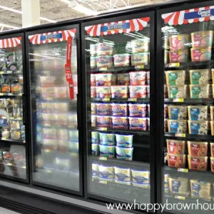 Blue Bunny ice cream Walmart aisle