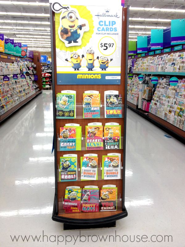 Minion Clip Cards from Hallmark