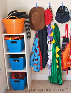 dress up accessory bins