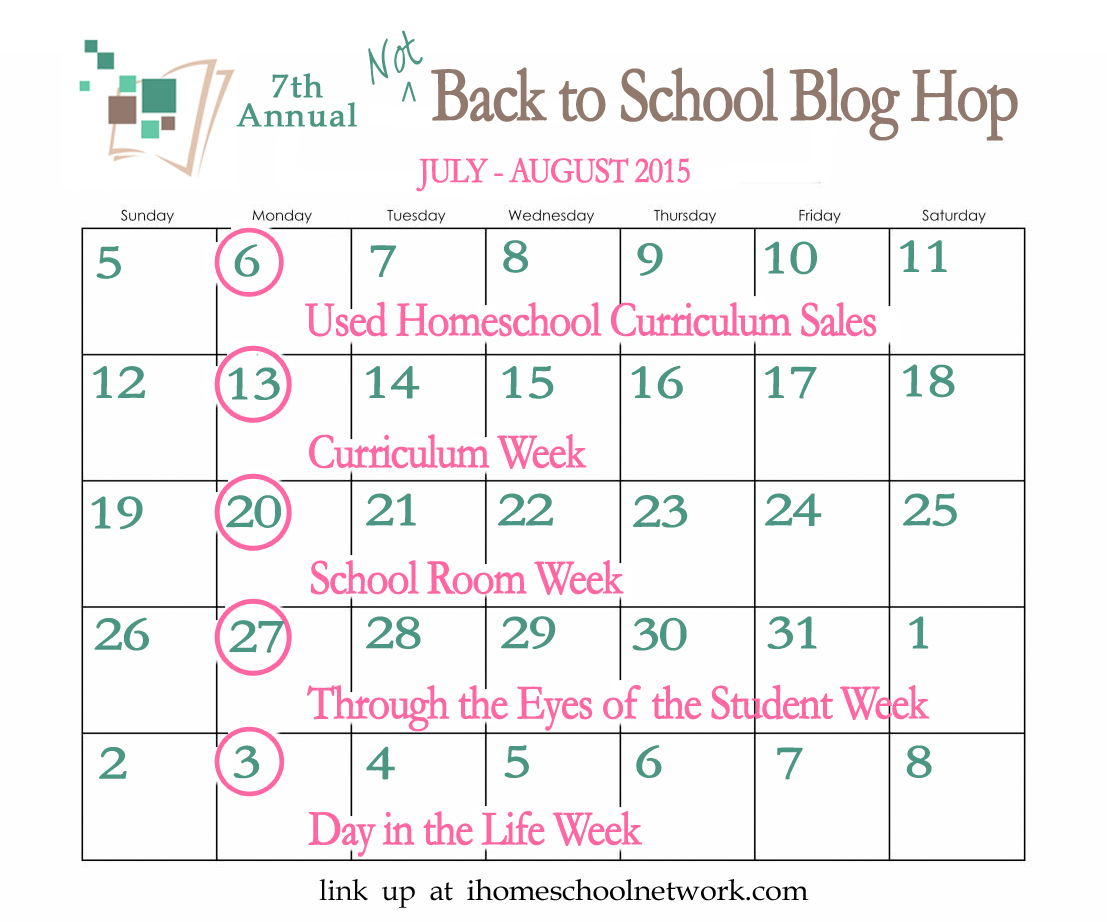 Not Back To School Blog Hop 2015