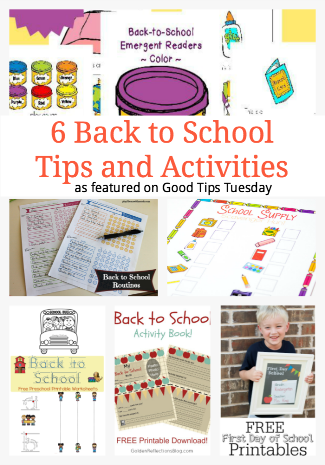 6 Back to School Tips and Activities