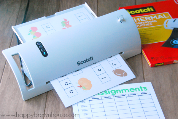 Scotch Laminator for Homeschool