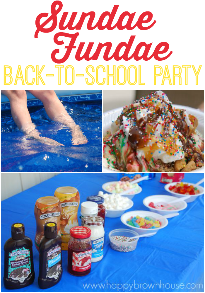 Sundae Fundae Back to School Party