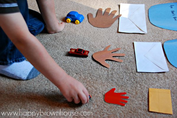 Three Bears Size Sorting for preschoolers