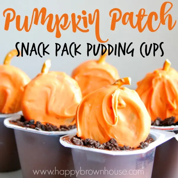 Pumpkin Patch Snack Pack Pudding Cups