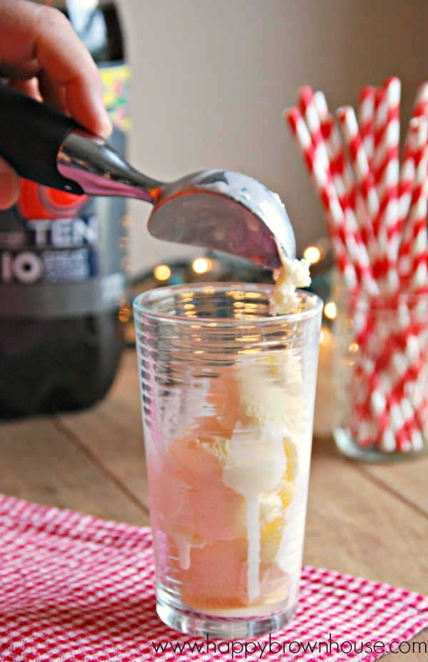 ice cream scoops for reindeer floats