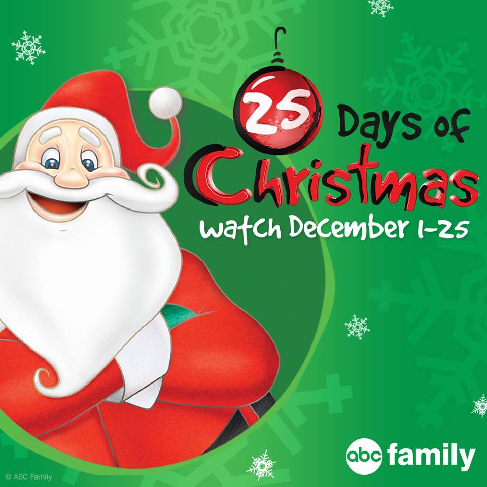 Can't wait to watch some of my favorite Christmas movies with the kids! ABC Family's 25 Days of Christmas 2015 Movie Schedule