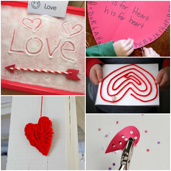 Looking for some Valentine's Day Fine Motor Skills Activities? Here are 10 Valentine's day Fine Motor Skills Activities that will strengthen little hands and grow little hearts.