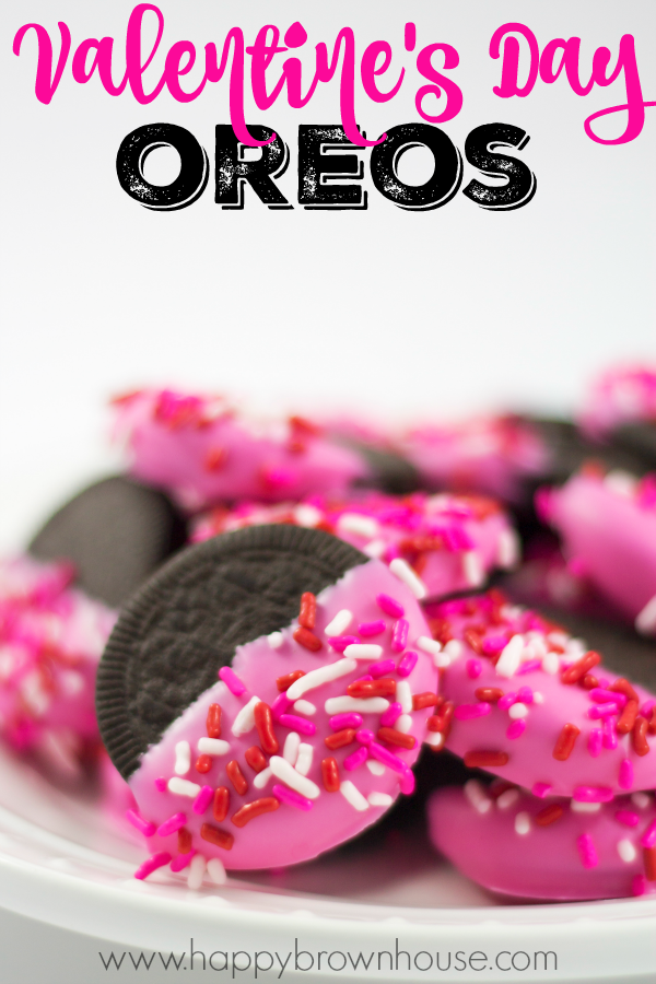These Valentine's Day Oreos are the perfect candy dipped Valentine ...