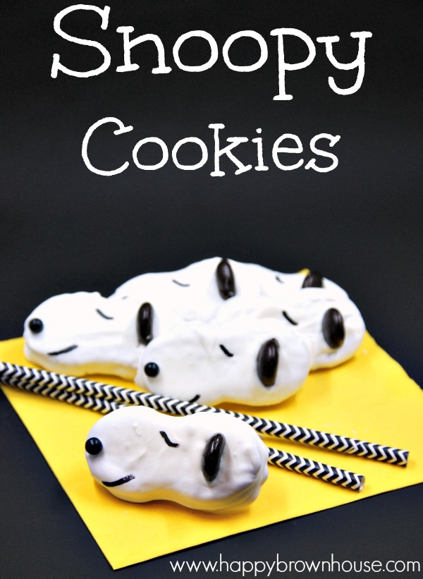 Make these adorable Snoopy Cookies to celebrate the release of the Peanuts Movie on DVD! The Charlie Brown lover in your gang is sure to love these DIY decorated Snoopy Cookies using simple ingredients found at your favorite grocery and craft store. Make these homemade Snoopy Cookies and have a fun night watching Charlie Brown cartoons.