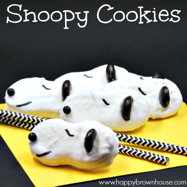 Make these adorable Snoopy Cookies to celebrate the release of the Peanuts Movie on DVD! The Charlie Brown lover in your gang is sure to love these DIY decorated Snoopy Cookies using simple ingredients found at your favorite grocery and craft store. Make these homemade Snoopy Cookies and have a fun night watching Charlie Brown cartoons.