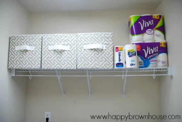 Organizing and Spring Cleaning the Laundry Room - Happy Brown House