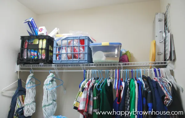 Get a jump start on spring cleaning by organizing your cleaning supplies and laundry room first. #SpringClean16