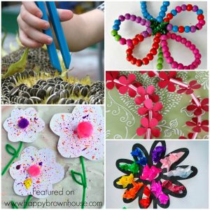 10 Flower Fine Motor Skills Activities - Happy Brown House