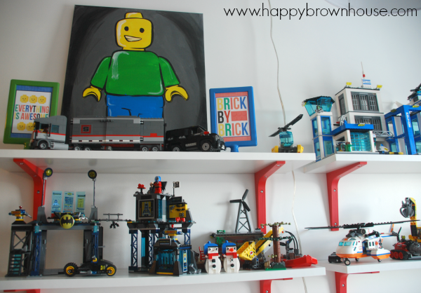 Shelves to hold Lego creations