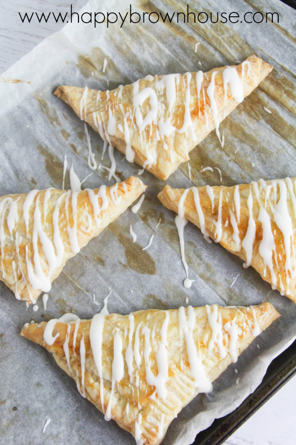 Pumpkin Turnovers with glaze