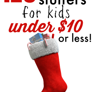 125 stocking stuffers for kids under $10 or less. This is a great list to use for filling Christmas stockings for kids. There are items I hadn't even thought of!