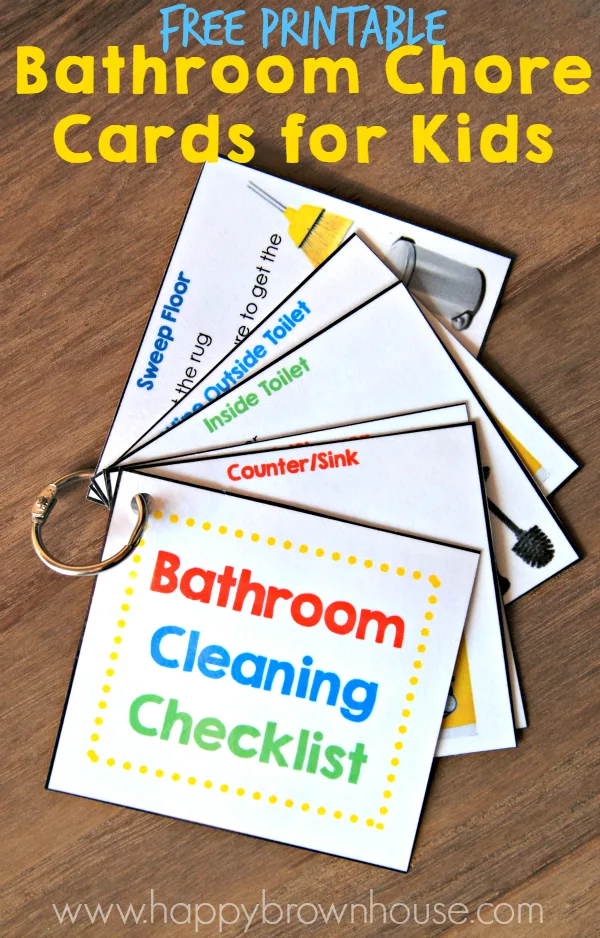 Bathroom Cleaning Checklist