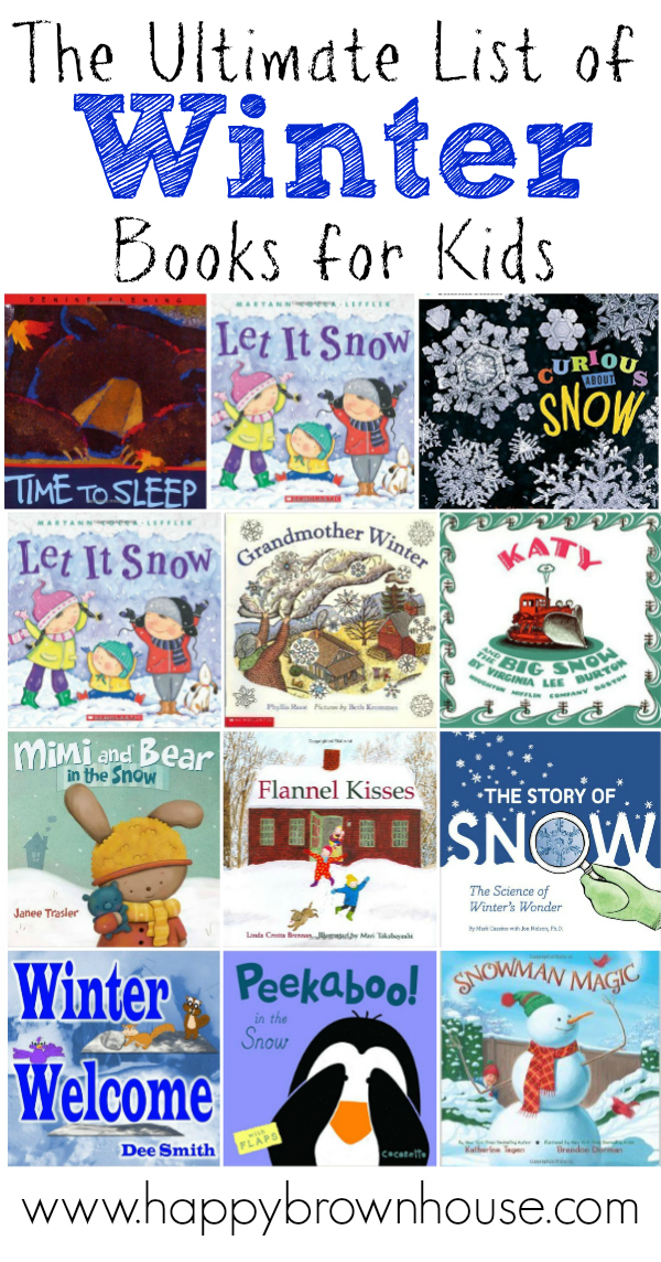 This is the Ultimate List of Winter Books for Kids. Perfect book list to use when planning a winter unit study or just to make your winter reading fun.